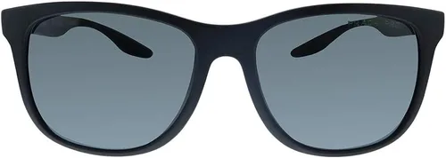 Vista 2 de Prada Linea Rossa PS 03OSF DG05Z1 - Gafas de sol cuadradas de plástico, color negro, lentes polarizadas, Negro