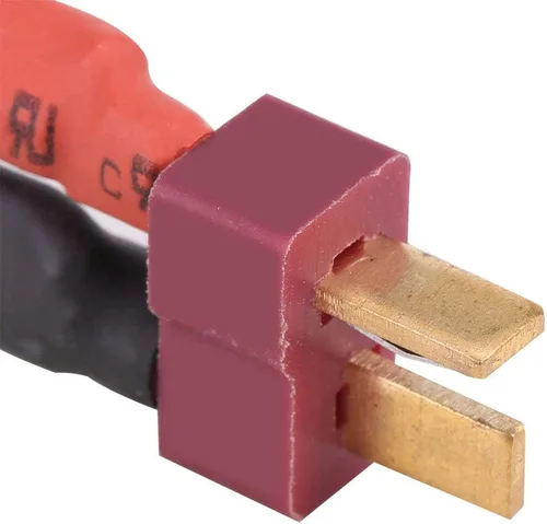 Vista 6 de Plplaaoo Enchufe en T con cable de alimentación JST, divisor de enchufe JST macho a hembra, con cable de silicona de alambre de 18 AWG de 5.19