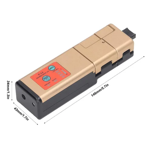 Vista 7 de Pelacables térmicos de fibra óptica de cinta, 100-240 V, pelacables de cinta resistente para uso industrial (enchufe de EE. UU.)