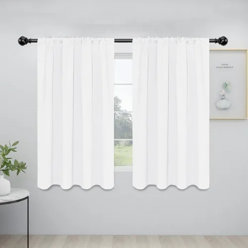 Vista 61 de Easy-Going - Cortinas opacas con bolsillo para varilla para dormitorio, cortinas de ventana para oscurecer la habitación para sala de estar