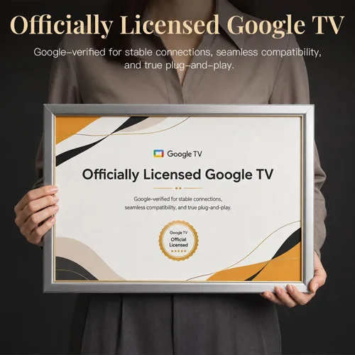 Vista 2 de Google TV oficial - Mini proyector inteligente VOPLLS 4K con WiFi