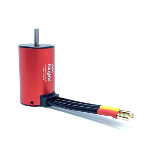 Vista 9 de KingVal Reemplazo 3660 1950KV Eje de motor sin escobillas impermeable 0.125 in compatible con 1/10 RC Car