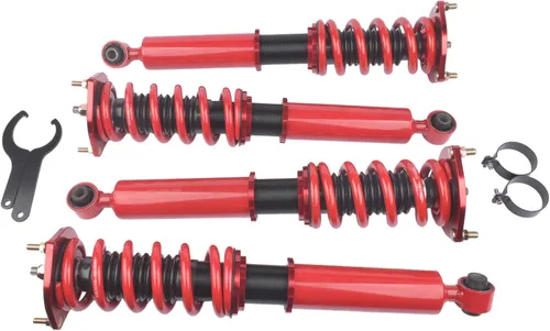 Vista 4 de Kit de reducción de amortiguador de suspensión helicoidal ajustable de altura ajustable para Toyota Supra 1986-1992 Base Hatchback 2D 3.0L Coilovers