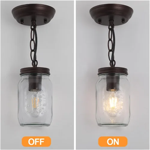 Vista 5 de Retro Industrial Style Led Chandelier Glass Modern Ceiling Lamp Pendant Lighting Indoor Fixture American Aisle Entrance Lamparas,Chandelier