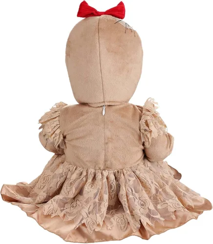 Vista 3 de Disfraz de muñeca vudú infantil