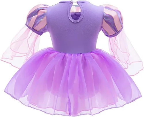 Vista 182 de Disfraz de princesa de Belle Sofía Blancanieves para niñas pequeñas, disfraz de princesa, Navidad, Halloween, mameluco con diadema