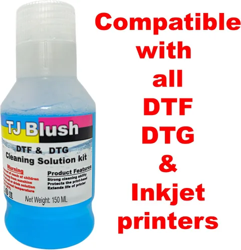 Vista 3 de Kit de limpieza de cabezal de impresión de 5.1 fl oz para Epson, Kit de limpieza de cabezal para DTF, Kit de limpieza de cabezal de impresora