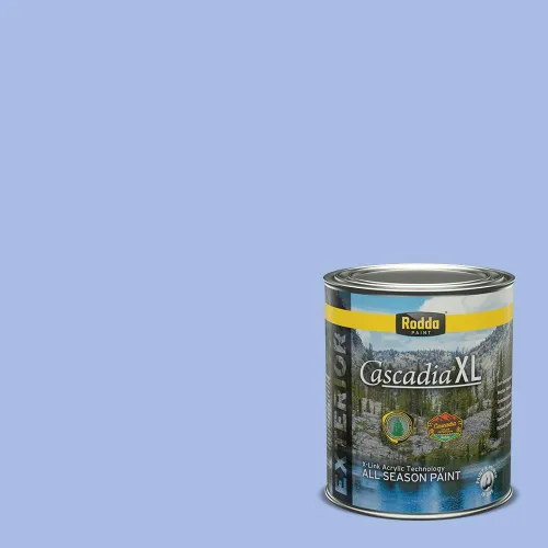 Vista 70 de Rodda Paint CASCADIA XL - Pintura satinada e imprimación para exteriores en uno, cuarto de galón, idea abstracta