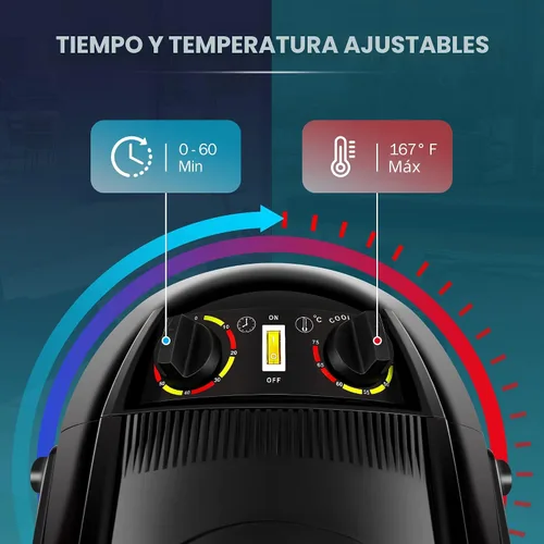 Vista 2 de ZENY Secador de Cabello de Pie de 1300W Ajustable de Piso con Capó con Capucha con Ruedas Rodantes Equipo Profesional de Salón para Belleza y Secado