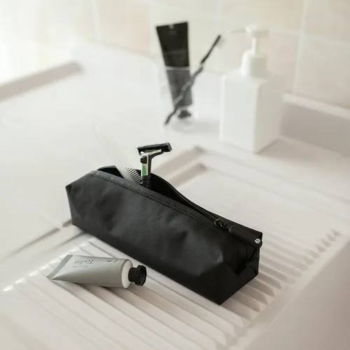Vista 6 de Comfyable Neceser pequeño para hombres, mini bolsa delgada para cepillos de dientes, bolsa de kit Dopp