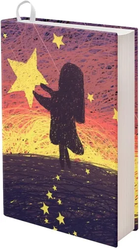 Vista 15 de Cozeyat Fundas de libro a prueba de polvo para amantes de los libros, protector de libro de texto con cinta de 9 x 11 pulgadas, fundas de libro