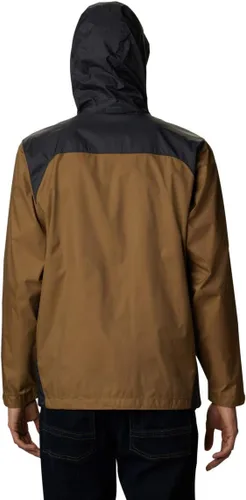 Vista 2 de Columbia Chaqueta impermeable para lluvia Glennaker Lake para hombre, compactable