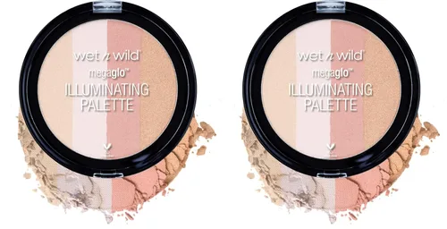 Vista 9 de wet n wild MegaGlo - Paleta de maquillaje iluminador en polvo, color rosa pasarela, resaltador facial