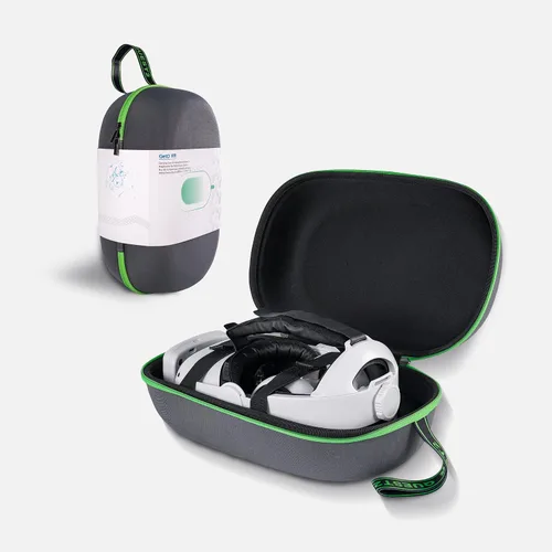 Vista 2 de GetD Funda rígida compatible con auriculares Meta Oculus Quest 2 BasicEliteProPICO 4 versión VR, controladores táctiles y accesorios de versión