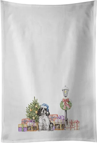 Vista 27 de Caroline's Treasures CK8100WTKT - Juego de 2 toallas de cocina con diseño de bulldog francés con diseño de país de las maravillas navideñas