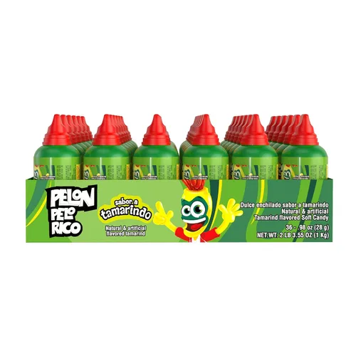 Vista 3 de Pelon Pelo Rico - Dulce de Tamarindo Mexicano, 1 onza, 36 unidades (Paquete de 1)