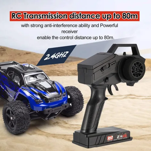 Vista 3 de Cheerwing 1:16 escala todo terreno RC coche, 40KM/H de alta velocidad 4WD control remoto Monster Truck, 4X4 Off-Road Truck