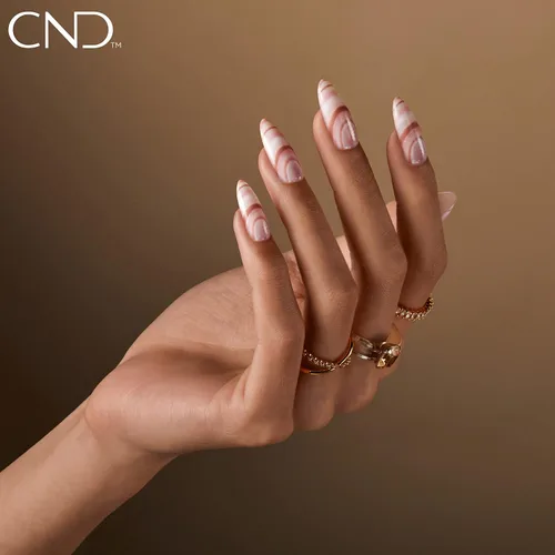 Vista 8 de CND Vinylux Esmalte de uñas de larga duración rosado, brillo similar al gel y color resistente al desconchonamiento, 0.5 fl oz Aurora #295
