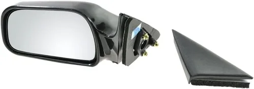 Vista 171 de TRQ Espejo plegable con calefacción eléctrica del lado del conductor con indicador de punto ciego pintura a juego negro liso compatible con Kia