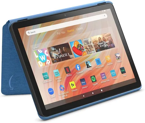 Vista 7 de Funda de protección para tablet Amazon Fire HD 10 (solo compatible con la tablet de 13.ª generación lanzada en 2023)-Negro