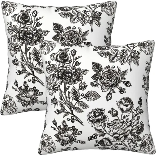 Vista 18 de Fundas de almohada de playa costera 18x18, juego de 2, fundas de almohada decorativas con diseño de estrella de mar y caballito de mar