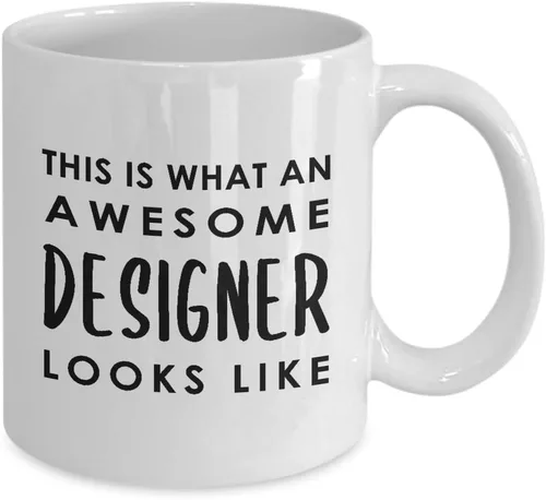 Vista 2 de Regalos para impresionante taza de café de diseñador, taza de té, desarrollador gráfico UX, artista, diseño de interiores, departamento creativo