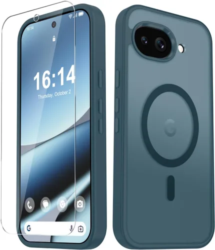 Vista 1158 de Funda para Google Pixel 10 Pro XL, cubierta magnética mate, color negro Fit for MagSafe, Screen Protector included, Shockproof Military Grade