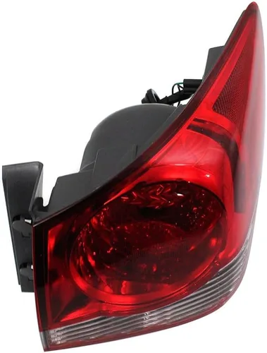 Vista 4 de Crash partes Plus Tail cola lámpara de luz, Lado de pasajero, exterior