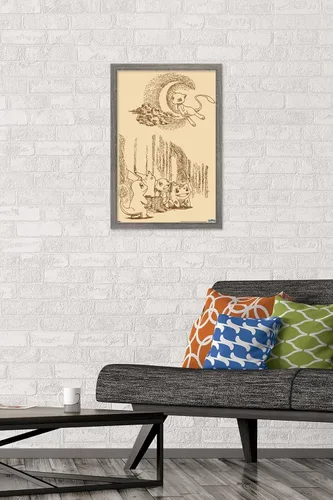 Vista 2 de Trends International Pokémon - Póster de pared de escena sepia