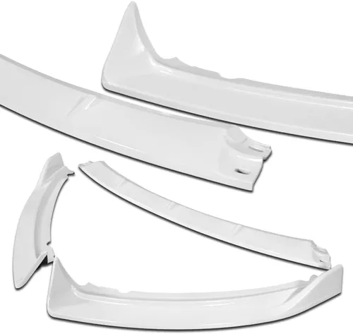 Vista 2 de Kit de 3 bordes de parachoques delantero compatibles con Ford Focus ST MK3 2012-2014, alerón de protección divisor estilo GT, difusor de aire
