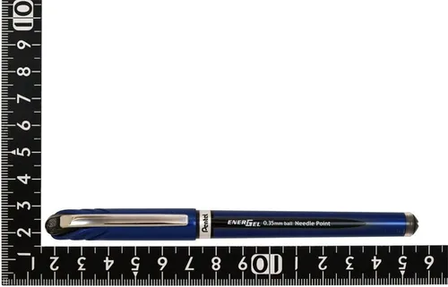 Vista 4 de Pentel Energel Euro - Bolígrafo con punta de aguja de 0.014 in, tinta negra (BLN23-A)