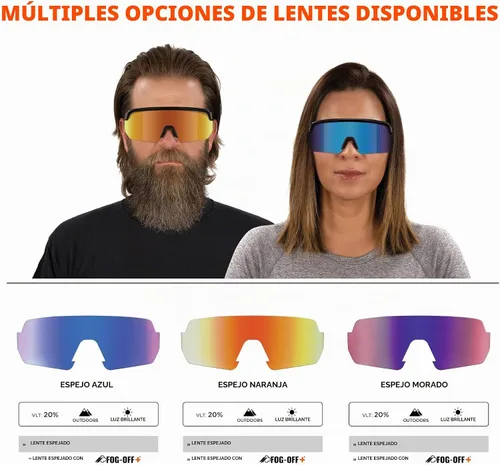 Vista 6 de Skullerz AEGIR Gafas de Seguridad, Gafas de Sol - Lentes Espejados