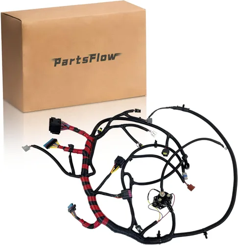 Vista 13 de PartsFlow Arnés de cableado universal extra largo de 12 circuitos Street Hot Rod Wire para Chevrolet Chevy Mopar para Ford Muscle Car, arnés