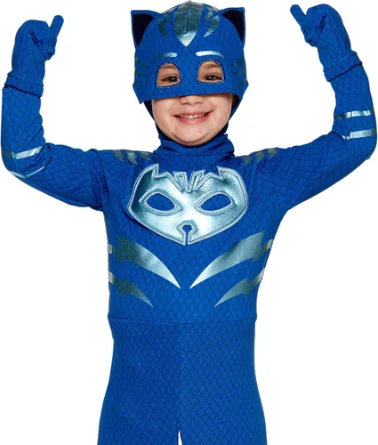Vista 3 de Spirit Halloween Disfraz de pijama Catboy para niños pequeños Con licencia