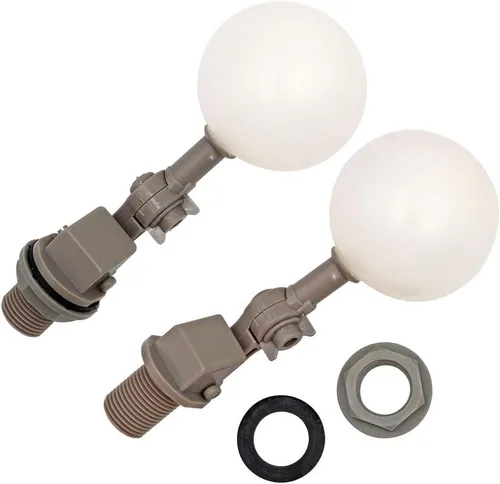 Vista 2 de Válvula de flotador de 1/2 o 3/4 con brazo ajustable llenado automático para fuentes de tanque de agua de ganado (1/2 pulgada) Easy to Adjust