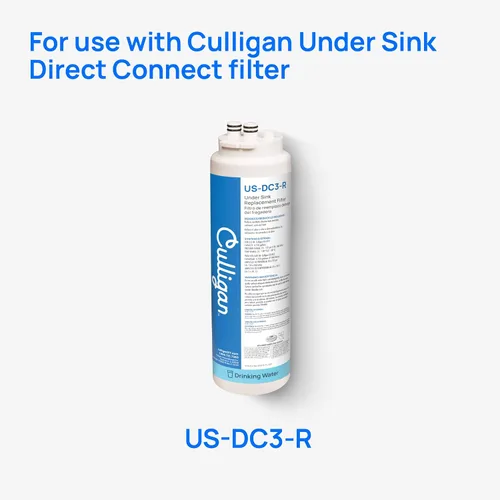 Vista 3 de Culligan US-DC3 - Sistema de filtro de agua para debajo del fregadero, conexión directa, filtración de plomo premium, elimina el 99% de plomo