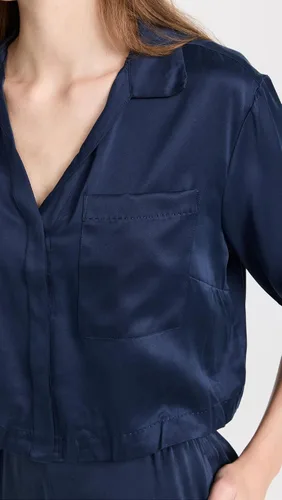 Vista 6 de Lunya Conjunto de pantalón de seda lavable de tiro alto para mujer