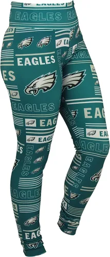 Vista 113 de Zubaz NFL Mallas para mujer de longitud completa de cintura alta básica 1.0