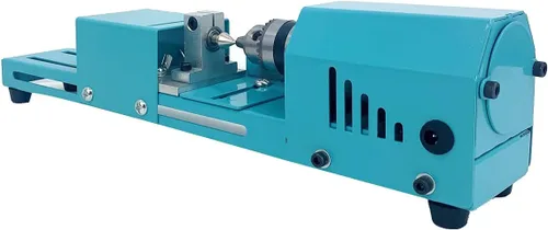 Vista 8 de Mini torno de cuentas pulidora máquina de sobremesa Torno de madera Torno de madera Aleación de aluminio MICRO Torno de madera DIY carpintería