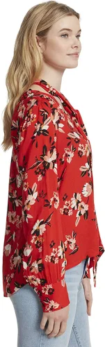 Vista 3 de Jessica Simpson Blusa Twilly de manga larga con lazo y cuello desnudo para mujer