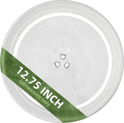 Vista 22 de Plato giratorio para microondas de 10.5 pulgadas compatible con Emerson 252100500497, placa de vidrio de repuesto para microondas de 10 1/2 pulgadas