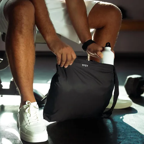 Vista 6 de SYZY Bolsa de viaje más compacta del mundo, portátil, para compras, playa, mercado, reutilizable, plegable, rellenable