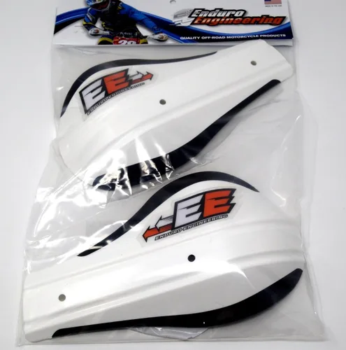 Vista 2 de Enduro Engineering Reemplazo EVO2 Deflectores de plástico Roost Roost Blanco 51-220