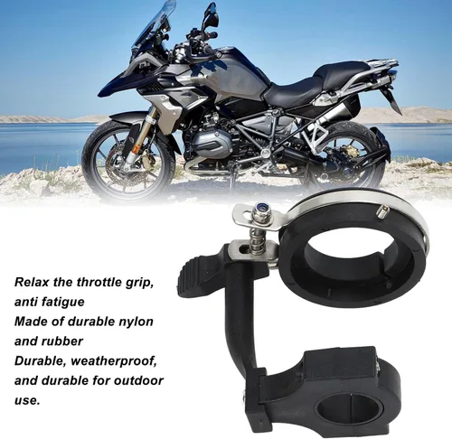 Vista 8 de Acouto Bloqueo del acelerador de motocicleta para R1200GS R1250GS, clip de asistencia de bloqueo del acelerador de la motocicleta de 0.866 in