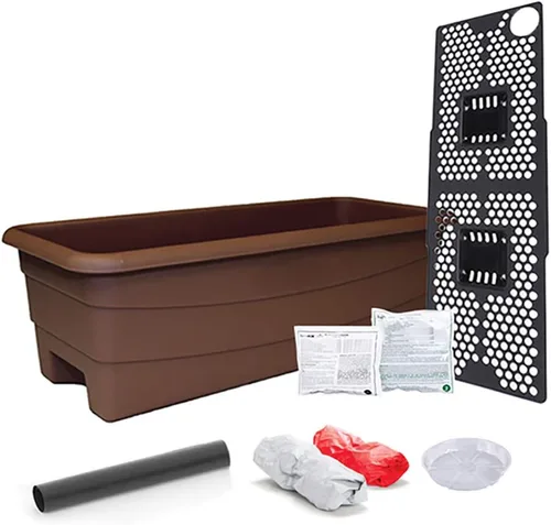 Vista 12 de EarthBox 80653 Junior Garden Kit, Orgánico, Chocolate