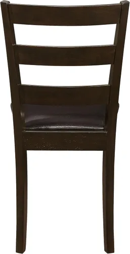 Vista 9 de Coaster Home Furnishings - Guillen - Madera - Juego de comedor rectangular de 5 piezas - Sillas laterales sin brazos, juego de comedor