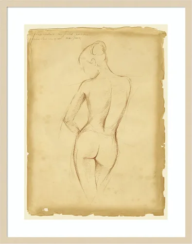 Vista 11 de Amanti Art Lienzo decorativo para pared, 21 x 17 pulgadas, figura antigua personalizada de estudio II por Ethan Harper, arte de pared de gente