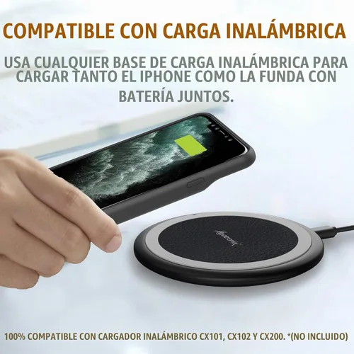 Vista 4 de Alpatronix Funda de batería para iPhone 14 Pro y iPhone 14 (6.1 pulgadas), funda protectora resistente y delgada de carga extendida portátil