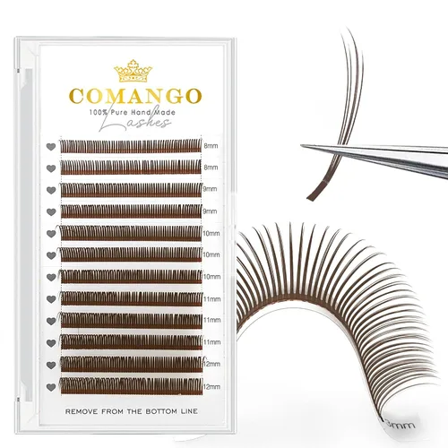 Vista 44 de CoMango Spikes - Extensiones de pestañas Flora 5D, color negro mate