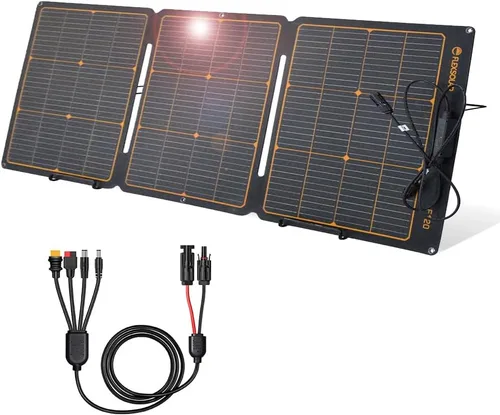 Vista 12 de Cargador de panel solar pequeño de 20 W, 5 V, USB-A, USB-C, plegable, portátil, ligero, ETFE, panel de energía de emergencia, IP67, impermeable